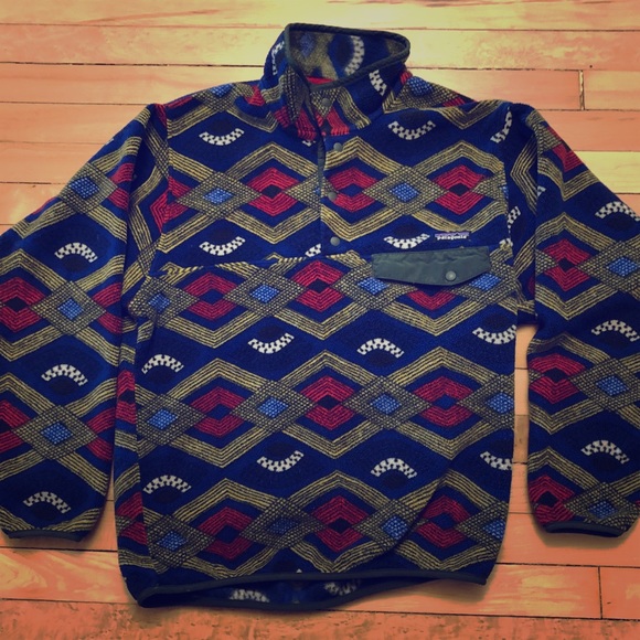 Patagonia Other - Super RARE Patagonia Snap-T Jazzy Aztec Indian